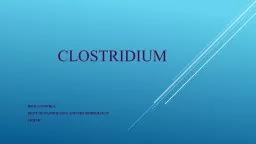 clostridium DR.R.S.GOPIKA