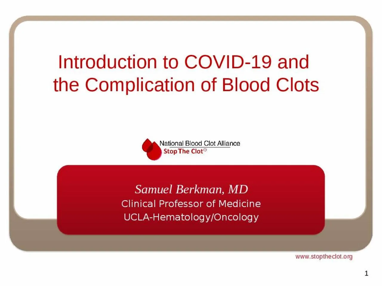 PPT-Introduction to COVID-19 and