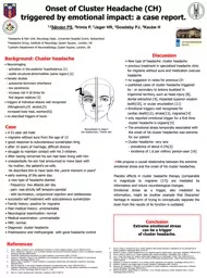Onset of Cluster Headache (CH)