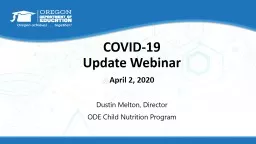 COVID-19  Update  Webinar
