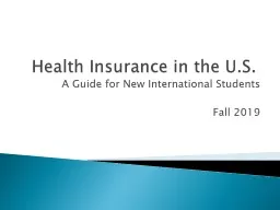 Health Insurance in the U.S.