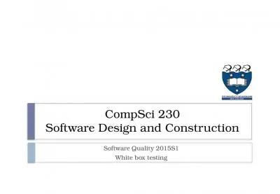 CompSci  230 Software Design and Construction