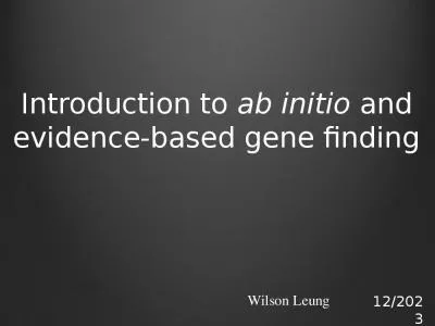 Introduction to  ab initio