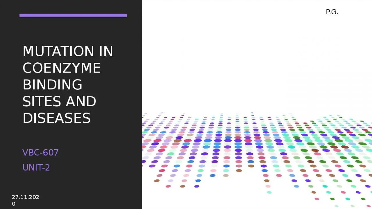 PPT-Mutation in coenzyme binding sites and diseases