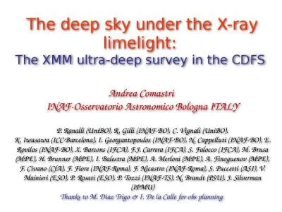 The deep sky under the X-ray limelight: