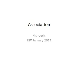 Association Nisheeth 15 th