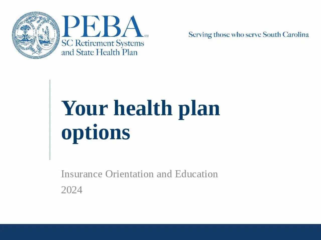 PPT-Your health plan options