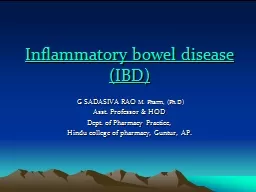 Inflammatory bowel disease (IBD)
