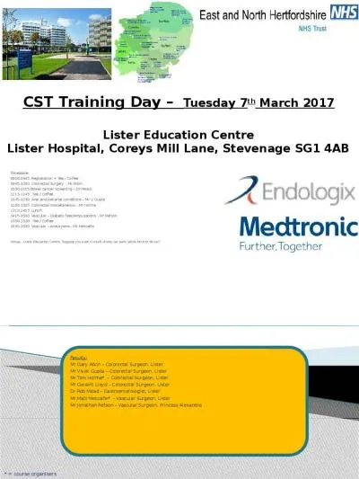 CST Training Day –    Tuesday 7