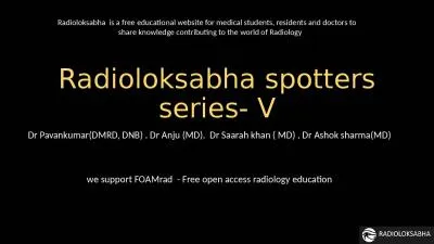 Radioloksabha  spotters series- V