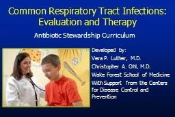 Common Respiratory Tract Infections: Evaluation and Therapy