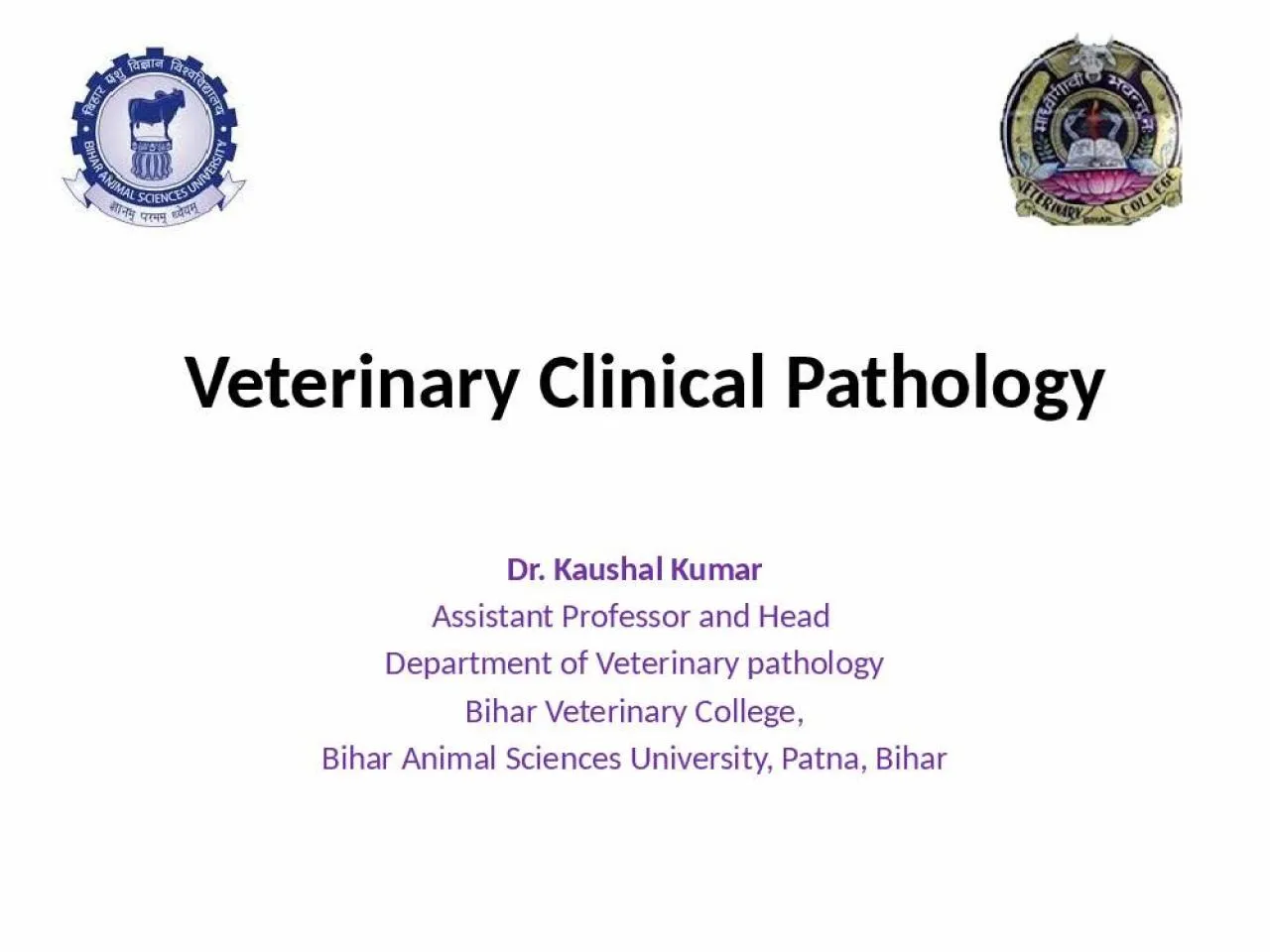 PPT-Veterinary Clinical Pathology