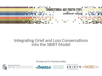 Integrating Grief and Loss Conversations into the SBIRT Model