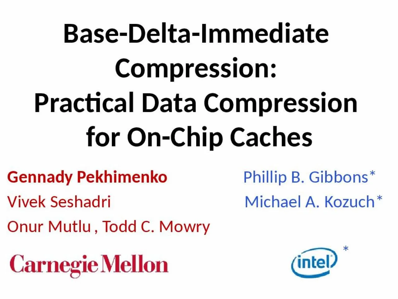 PPT-Base-Delta-Immediate Compression: