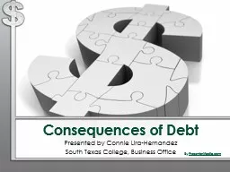 Consequences of Debt Presented by Connie Lira-Hernandez