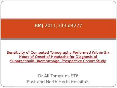 Dr Ali Tompkins,ST6 East and North