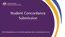Student Concordance Submission
