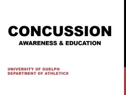 Concussion Awareness & Education