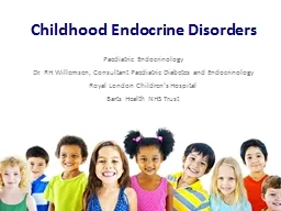 Childhood Endocrine Disorders