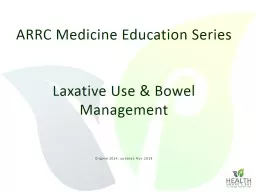 ARRC Medicine Education Series