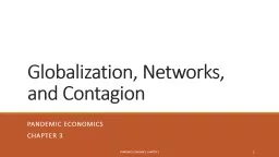 Globalization, Networks, and Contagion
