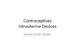 Contraceptives Intrauterine