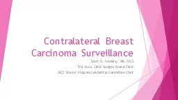 Contralateral Breast Carcinoma Surveillance