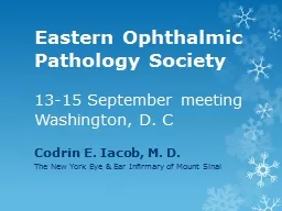 Eastern Ophthalmic Pathology Society