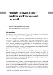 Foresight in governments –