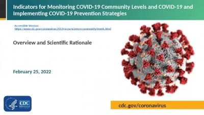 Indicators for Monitoring COVID-19 Community