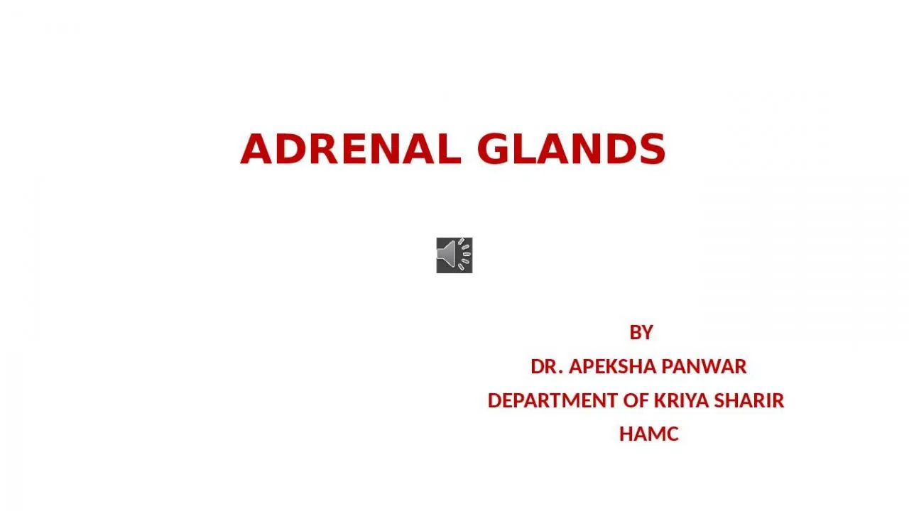 PPT-ADRENAL GLANDS