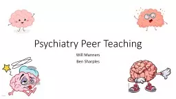 Psychiatry Peer Teaching