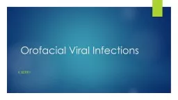 Orofacial Viral Infections