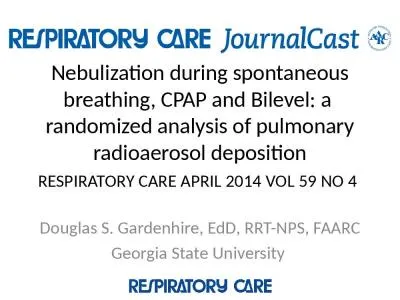 Nebulization during spontaneous breathing,