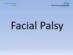 Facial Palsy The Face Communication