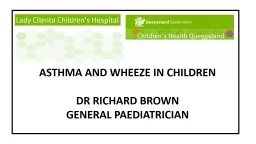 Dr Richard Brown General Paediatrician