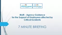 Multi  - Agency Guidance