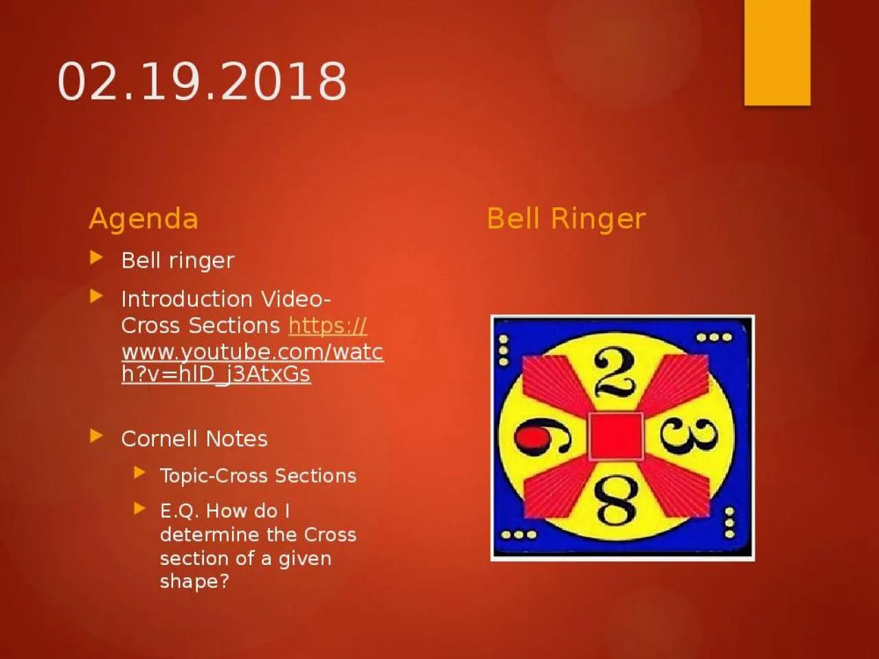 PPT-02.19.2018 Agenda Bell ringer