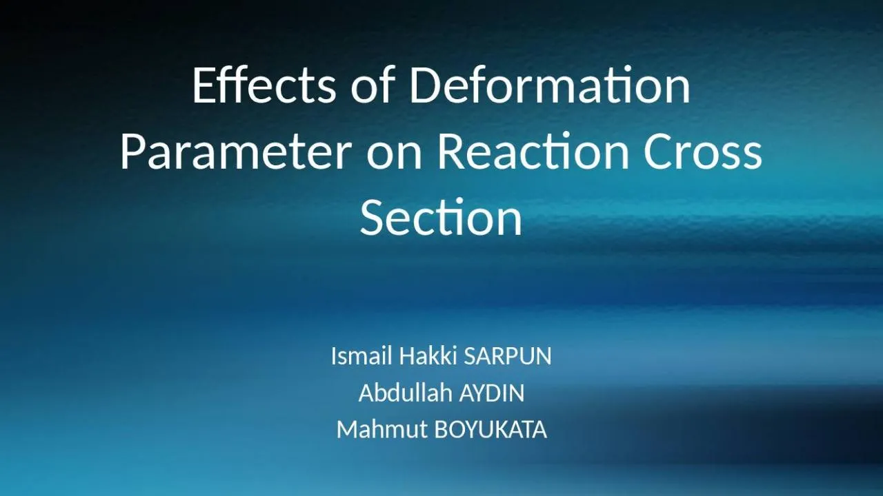 PPT-Effects of Deformation