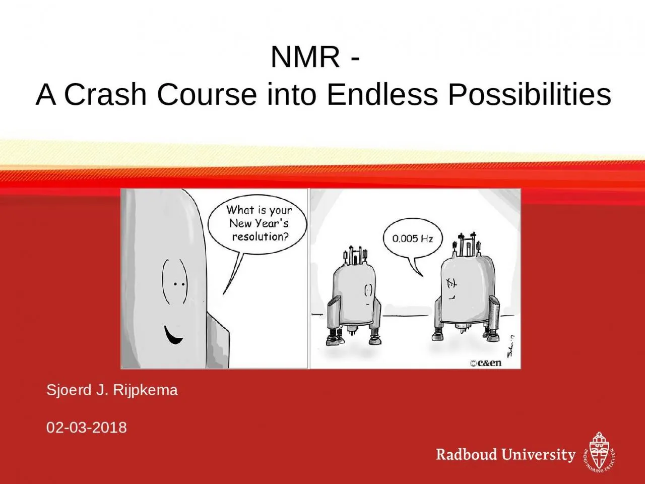 PPT-NMR - A Crash Course into