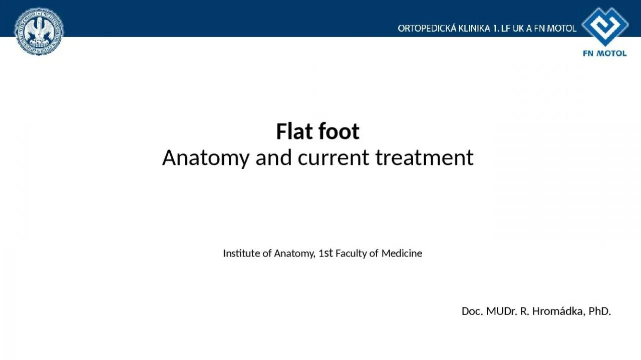 PPT-Flat foot Anatomy and current treatment