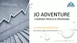 Profil Jo Adventure