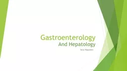 Gastroenterology Isra Hausien