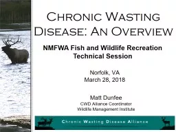 PPT-Chronic Wasting Disease: An Overview