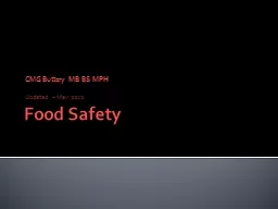 Food Safety CMG Buttery