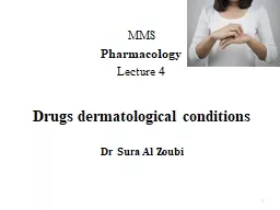 PPT-Drugs dermatological conditions