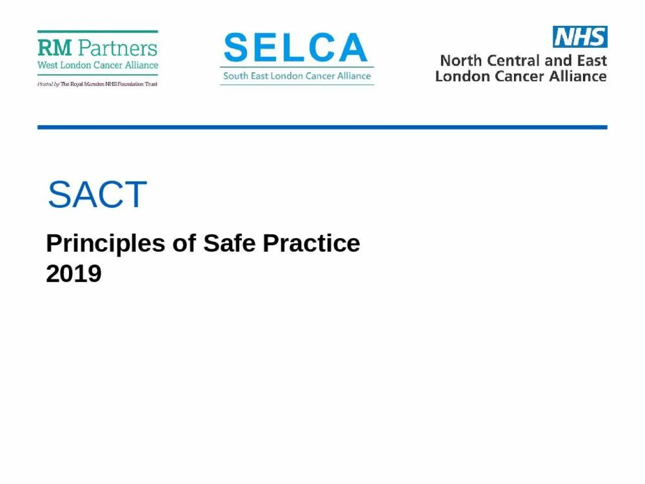 PPT-SACT Principles of Safe Practice