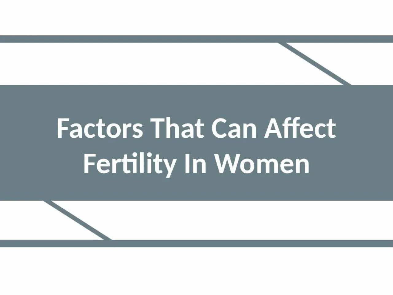 PPT-Infertility In Women | Portland Women’s Health