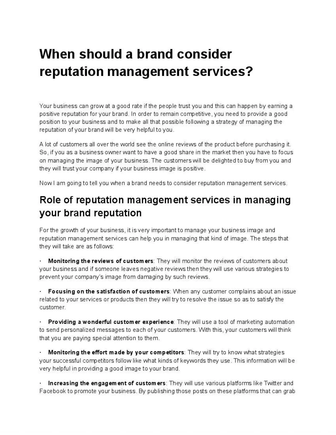 PDF-When should a brand consider reputation management services?