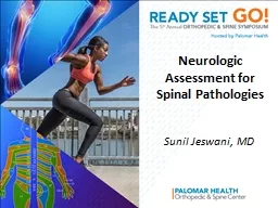 Neurologic Assessment for Spinal Pathologies